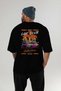 Araba Club Series 24 Back Printed Black Oversize T-Shirt 100% Cotton Men's Women's - 5