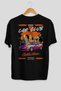 Araba Club Series 33 Back Printed Black Oversize T-Shirt 100% Cotton Men's Women's