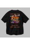 Araba Club Series 34 Back Printed Black Oversize T-Shirt 100% Cotton Men's Women's - 3