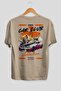 Araba Club Series 30 Back Printed Beige Oversize T-Shirt 100% Cotton Men Women
