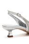 Women's Short Heeled Pearl and Stone Embellished Wedding Dress Shoes - 3