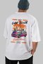 Araba Club Series 15 Back Printed White Oversize T-Shirt 100% Cotton Men Women - 6