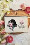 Women's Silhouette Design Printed March 8 Women's Day Gift Lined Makeup Bag Clutch Bag
