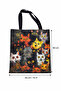 Colorful Cats Patterned Bohemian Design 2-Piece Bag Set with Handle and Makeup Bag - 2