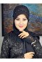 قبعة ربيعية مزينة بحجر مربع أبيض - 2