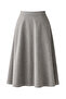 Valerie Winter Flared Long Skirt Women's Olive Leaf Color