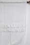 Country Style Pot Curtain Double Ruffled - Compatible with Curtain Rod and Rustic - 7