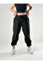 Linen Black Women's Jogger Pants Coc2839 - 5