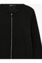 Long-Sleeve Textured Quilted Zippered Transitional Jacket - 3