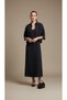 Modal Shirt Dress Suit Black