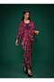 Naqsh kaftan (purple)