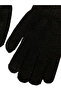 قفازات شتوية ملمسية باللون الأسود - 2