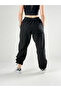 Linen Black Women's Jogger Pants Coc2839 - 4