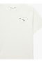 Cotton Short Sleeve Crew Neck Heart T-Shirt with Embroidery Detail - 5