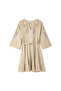 Cutout Embroidered Dress - 3