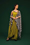 Pleated dress Cape set - 2