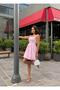 Square Collar Mini Princess Dress - 7