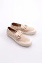 Pm373-K2001 Women's Loafer Shoes with Metal Accessories - 2