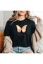 Basic T-Shirt with Butterfly Print Detail