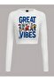 Women's Great Vibes Printed Crew Neck Bodysuit - 2