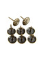 - Daisy Patterned Antique Kabara / Tack 18 mm 200 - 2