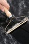 Wooden Handle Iron Clothes Lint and Hair Removal Tool Cat Dog Carpet Fabric Cleaner - 5