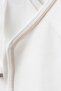 Baby Thin Piping Double Stripe 100% Cotton 10-Piece Newborn Hospital Discharge Set Lv3304Bj - 2