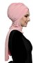 Kardelen Scarf Lined Powder Ready Scarf Hijab Pool and Outdoor Bonnet - 4