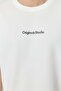 Men's Textured Text Detail T-Shirt - 7