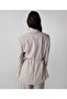 Striped Jacquard Belted Blazer - 6
