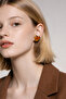 Stylish Earrings with Heart Detail - 3