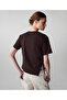 Slogan Appliqué T-Shirt - 6
