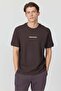 Men's Textured Text Detail T-Shirt - 6