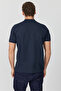 Men's Zippered Polo Neck T-Shirt - 6