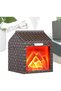 Ultrasonic Fireplace Shaped Air Humidifier Aroma Diffuser 200ml Suitable for Office Home Any Environment Nm-3 - 3