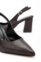 Bitter Brown Heeled Women's Classic Shoes - 4