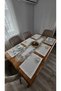 French Lace Linen Textured American Set -12 Person, 13 Pieces - 3