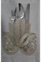 French Lace Linen Textured American Set -8 People, 9 Pieces - 5