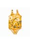 Girls' Swimsuit Honeybee Floral Printed Pattern Comfortable Quick Drying Swimwear Sea Pool Beach Bathing Suit - 3