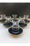 Gold Li̇ne Tea Set for 6 People Tr De Single Butterfly Collection La Is with You