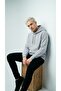 Unisex Comfortable Cut Cotton Soft Textured Basic Patterned Hooded Sweatshirt with Fleece Inside - 2