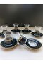 Gold Li̇ne Tea Set for 6 People Tr De Single Butterfly Collection La Is with You - 2