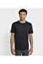 Black Solid Crew Neck Men Casual T-Shirts