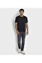 Black Solid Crew Neck Men Casual T-Shirts - 5