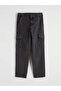 Lcw Kids Anthracite Regular Fit Boys' Cargo Jean Trousers