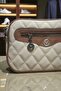 Women's Quilted Crossbody Bag Waterproof Buzzy Fabric Zippered 3 Compartment Shoulder Bag - 4