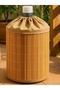 Bamboo Bottle Cover with Fabric Protection and Drawstring 52*42 cm 19 Lt - Fabric Protection and Drawstring 52*42 cm 19 Lt Cover