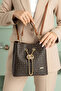 Women's Long Crossbody Bag with 3 Compartments, Shoulder & Hand Bag (24X17 cm) - 3