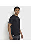 Black Solid Crew Neck Men Casual T-Shirts - 3