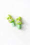 Set of 2 Rabbit Figured Latch Buckles